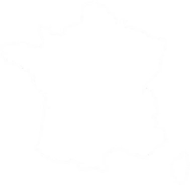 Carte de France de nos zones d’intervention